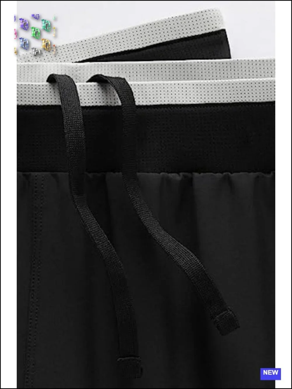 Fabletics Men's Ultra Lightweight 4-Way Stretch Sweat-Wicking Athletic Shorts